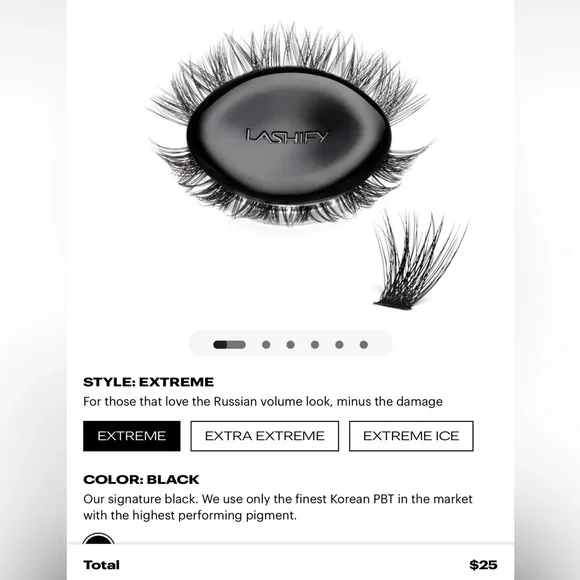 Lashify Gossamer E 18 (Extreme) Black NIB - Picture 4 of 7